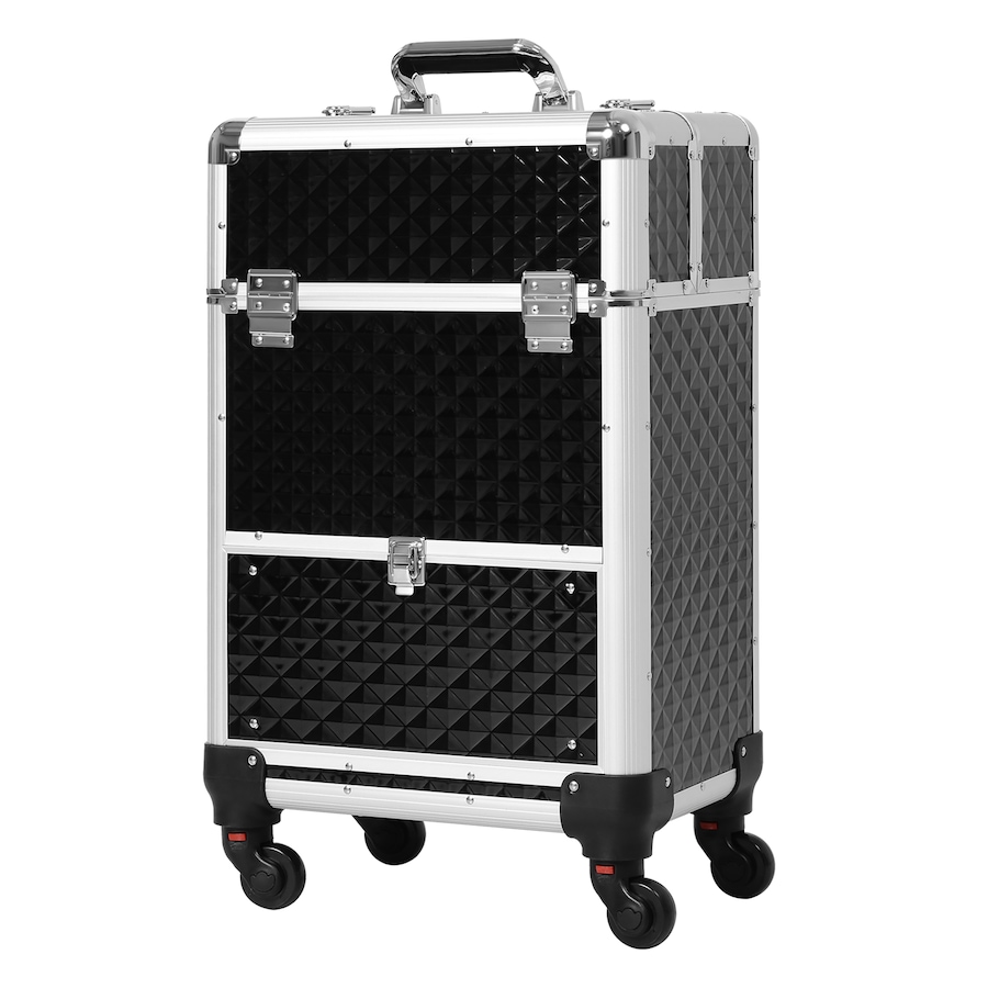 Image 998526_ST02.jpg, Product 998-526 / Price $119.99, HOMCOM Upright Studded Make up Case Travel Trolley from HOMCOM on TSC.ca's Beauty department