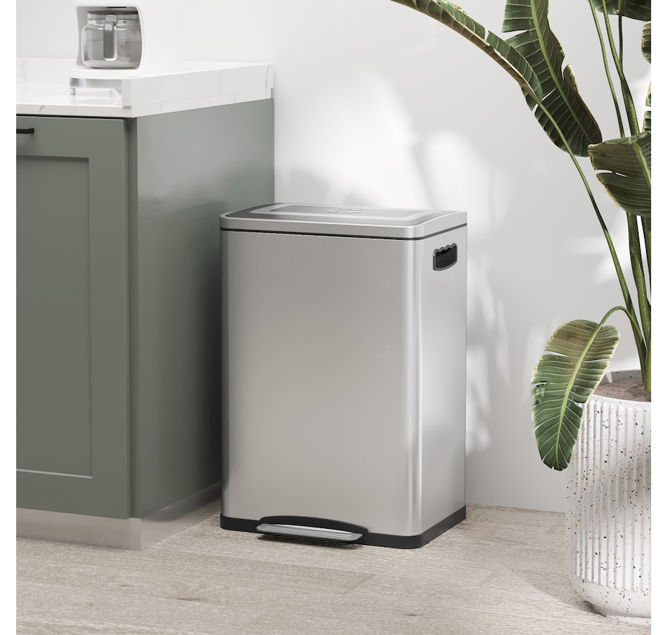 Image 998527_ALTMORE1.jpg, Product 998-527 / Price $119.99 - $129.99, HOMCOM 2 x 20 Liter Garbage Can, Trash Can with Removable Buckets from HOMCOM on TSC.ca's Kitchen department