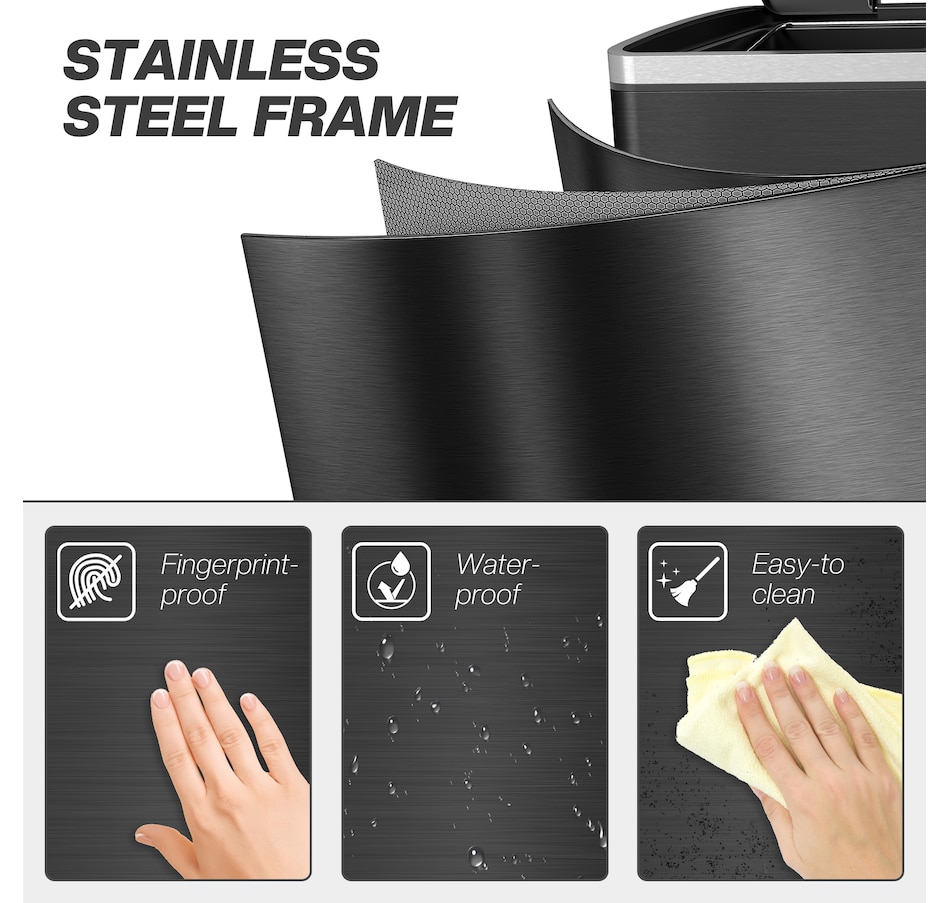 Image 998527_ALTMORE14.jpg, Product 998-527 / Price $119.99 - $129.99, HOMCOM 2 x 20 Liter Garbage Can, Trash Can with Removable Buckets from HOMCOM on TSC.ca's Kitchen department