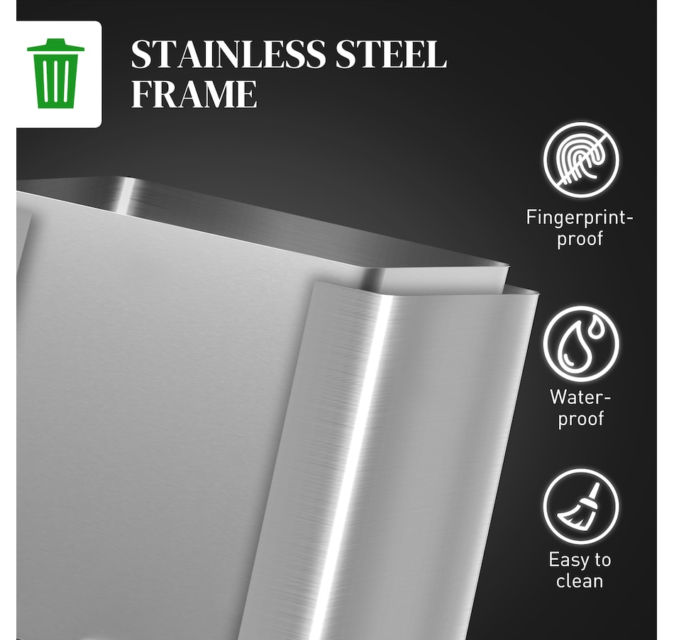 Image 998527_ALTMORE6.jpg, Product 998-527 / Price $119.99 - $129.99, HOMCOM 2 x 20 Liter Garbage Can, Trash Can with Removable Buckets from HOMCOM on TSC.ca's Kitchen department