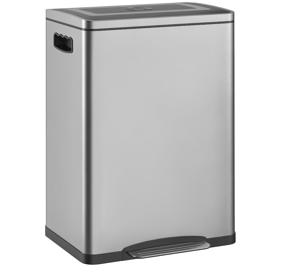 Image 998527_ST01.png, Product 998-527 / Price $119.99 - $129.99, HOMCOM 2 x 20 Liter Garbage Can, Trash Can with Removable Buckets from HOMCOM on TSC.ca's Kitchen department