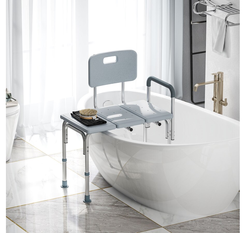Image 998528_ALTMORE1.jpg, Product 998-528 / Price $96.99 - $98.99, HOMCOM 6-Level Adjustable Bath and Shower Bench, Armrest & Backrest from HOMCOM on TSC.ca's department