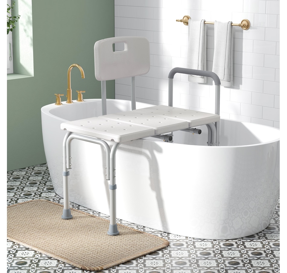 Image 998528_ALTMORE9.jpg, Product 998-528 / Price $96.99 - $98.99, HOMCOM 6-Level Adjustable Bath and Shower Bench, Armrest & Backrest from HOMCOM on TSC.ca's department