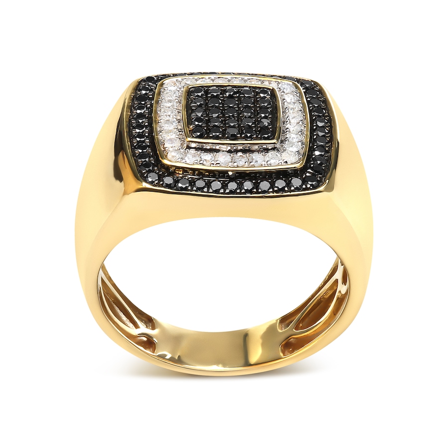 Image 998555_ALTMORE1.jpg, Product 998-555 / Price $5,687.00, Men's 10K Yellow Gold 3/4 Cttw White and Black Diamond Ring Band from Haus of Brilliance on TSC.ca's Jewellery department