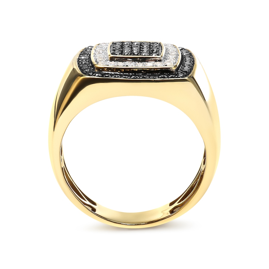 Image 998555_ALTMORE2.jpg, Product 998-555 / Price $5,687.00, Men's 10K Yellow Gold 3/4 Cttw White and Black Diamond Ring Band from Haus of Brilliance on TSC.ca's Jewellery department