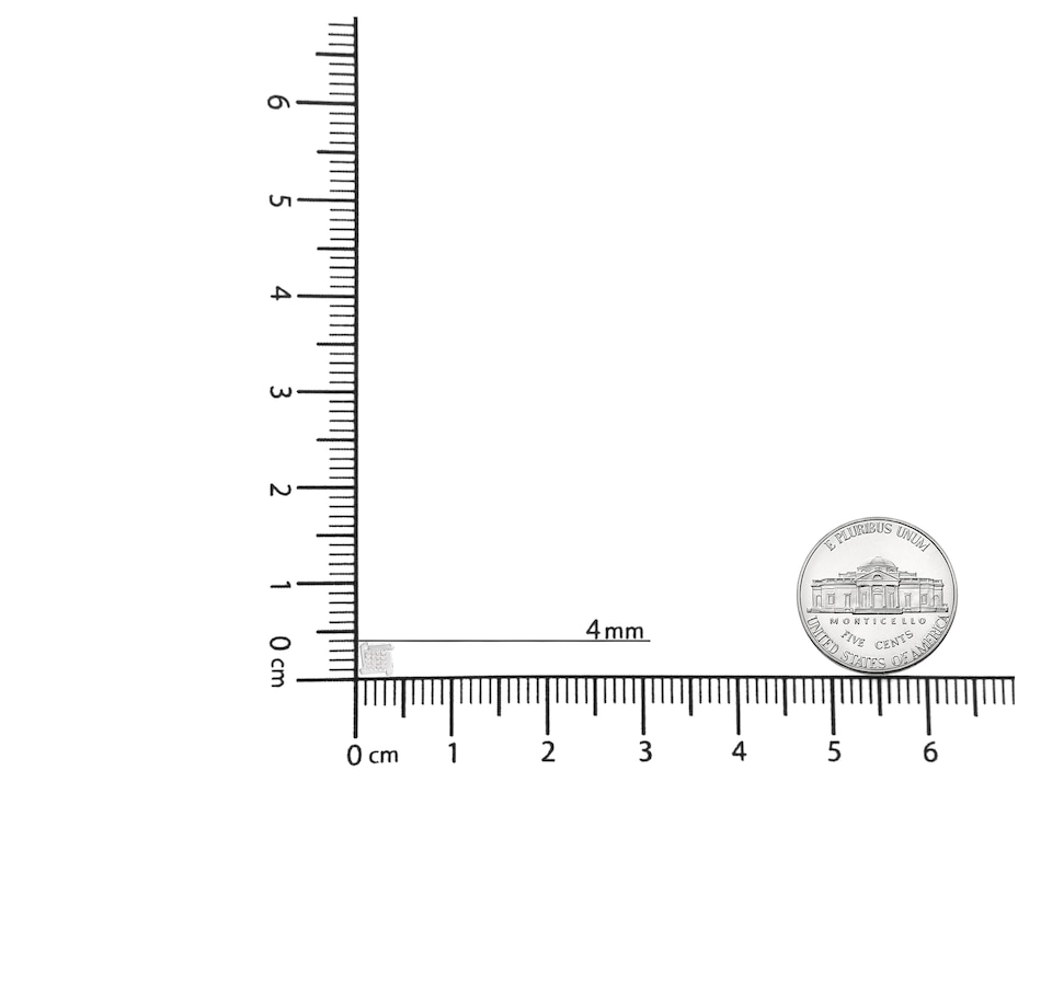 Image 998774_ALTMORE3.jpg, Product 998-774 / Price $3,563.00, 10K White Gold 1/2 Ct Composite Princess Diamond Square and Swirl Stud Earrings from Haus of Brilliance on TSC.ca's Jewellery department