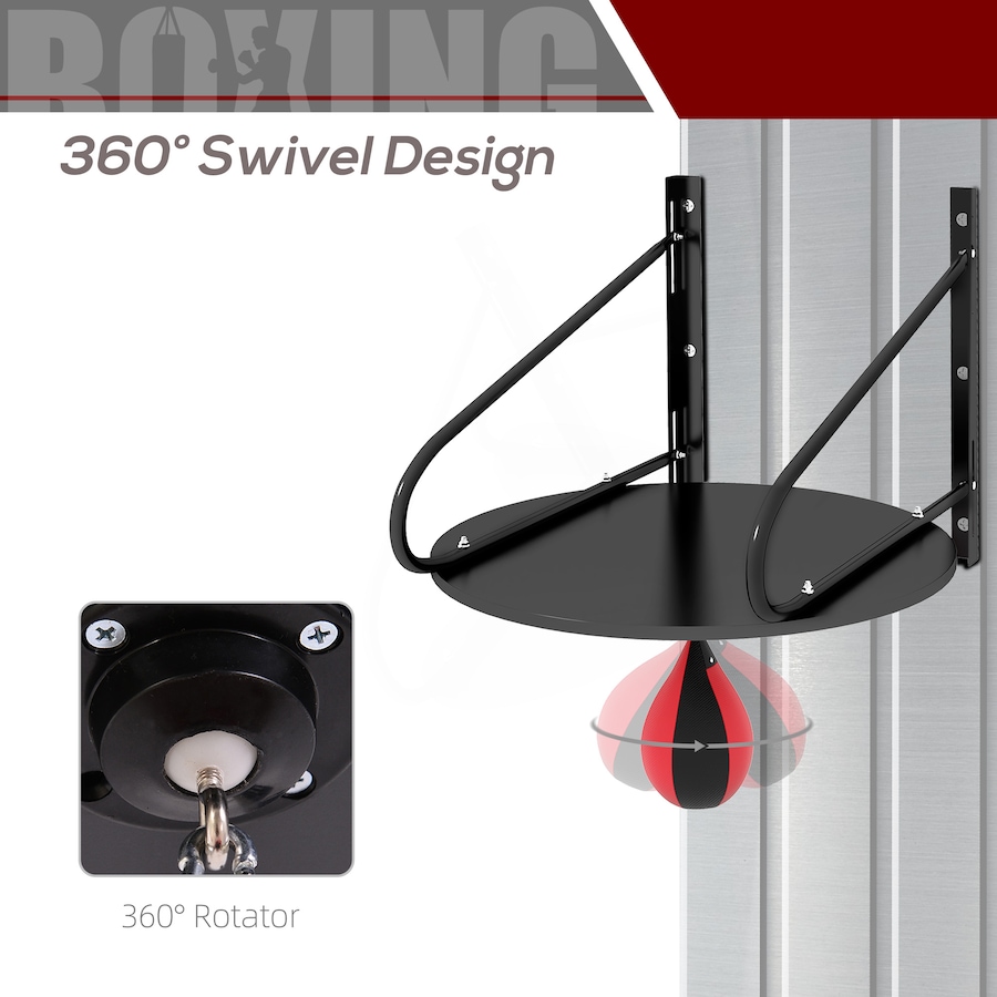Image 998845_ALTMORE5.jpg, Product 998-845 / Price $79.99, Soozier Wall-mounted Speed Bag Boxing Platform, Height Adjustable from Soozier on TSC.ca's Health & Fitness department