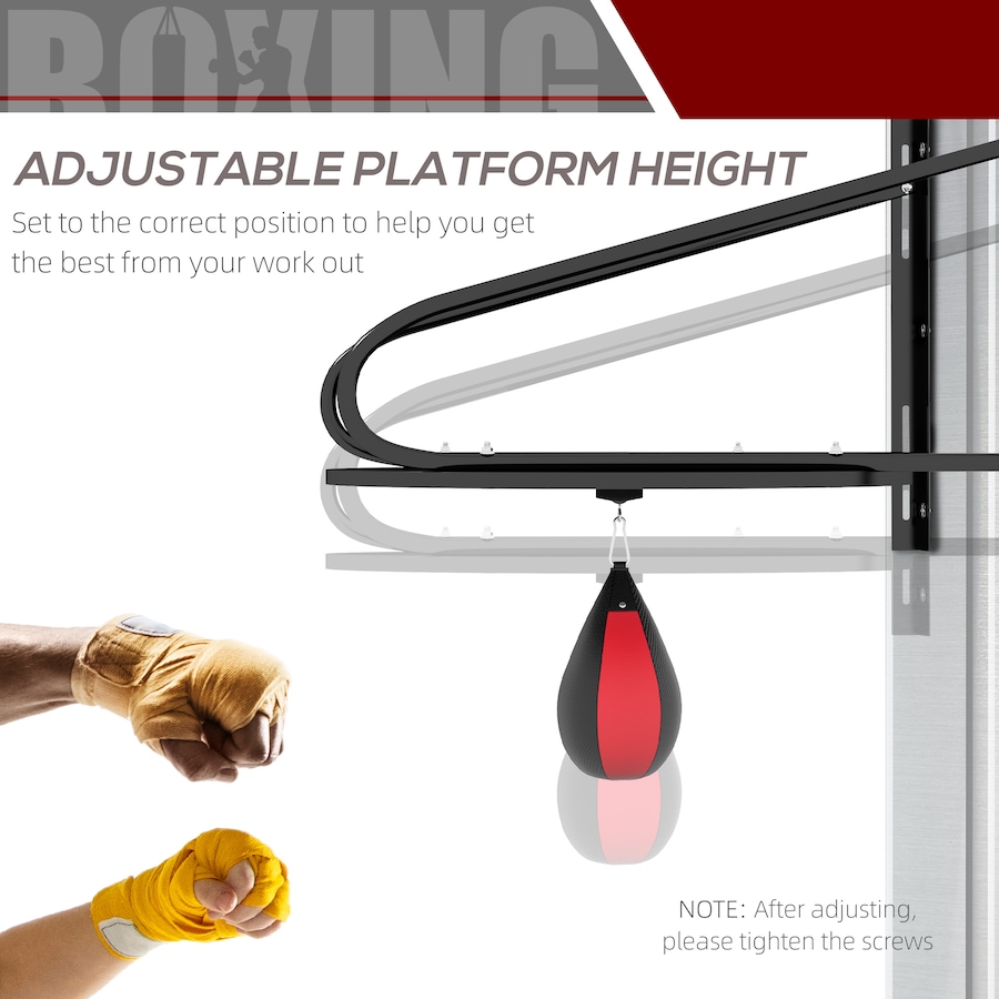 Image 998845_ALTMORE6.jpg, Product 998-845 / Price $79.99, Soozier Wall-mounted Speed Bag Boxing Platform, Height Adjustable from Soozier on TSC.ca's Health & Fitness department