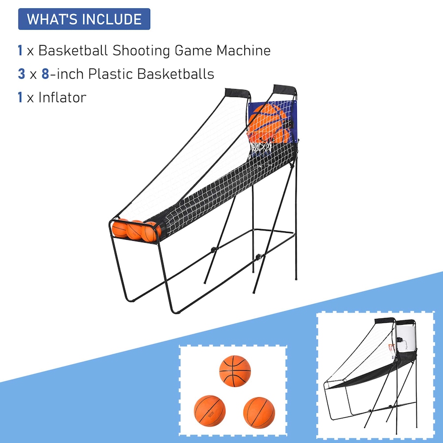 Image 998846_ALTMORE10.jpg, Product 998-846 / Price $74.99, Soozier Basketball Arcade Game with Electronic Score Board, Black from Soozier on TSC.ca's Home & Garden department
