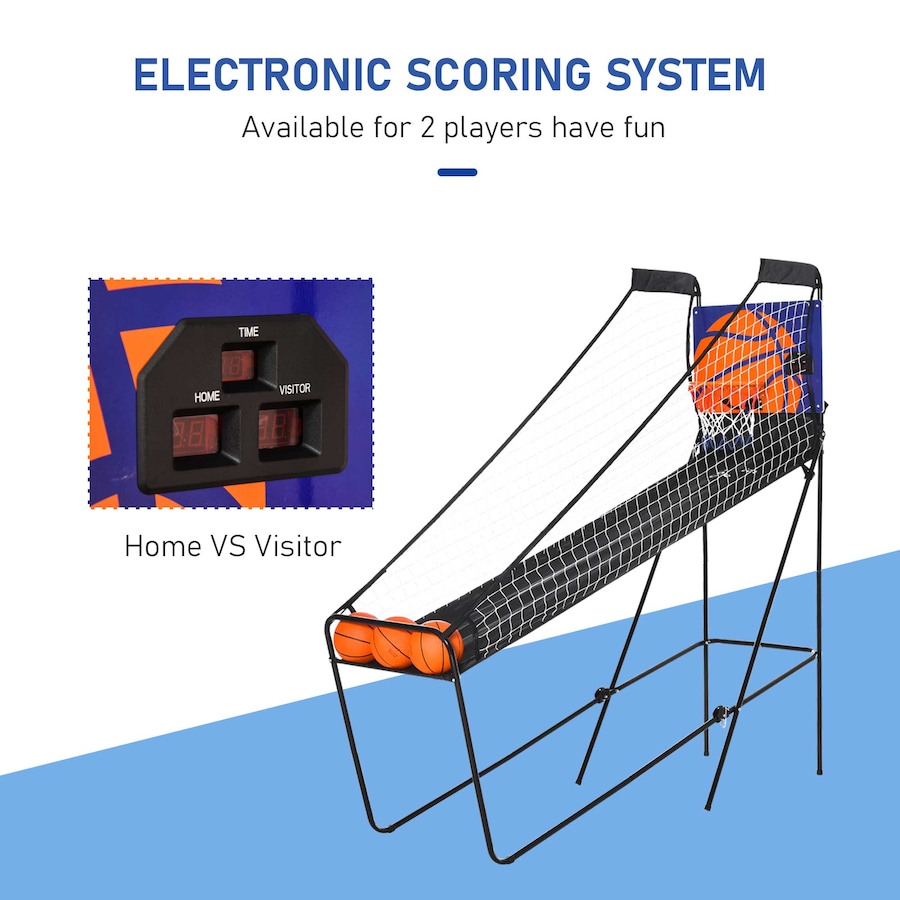 Image 998846_ALTMORE5.jpg, Product 998-846 / Price $74.99, Soozier Basketball Arcade Game with Electronic Score Board, Black from Soozier on TSC.ca's Home & Garden department