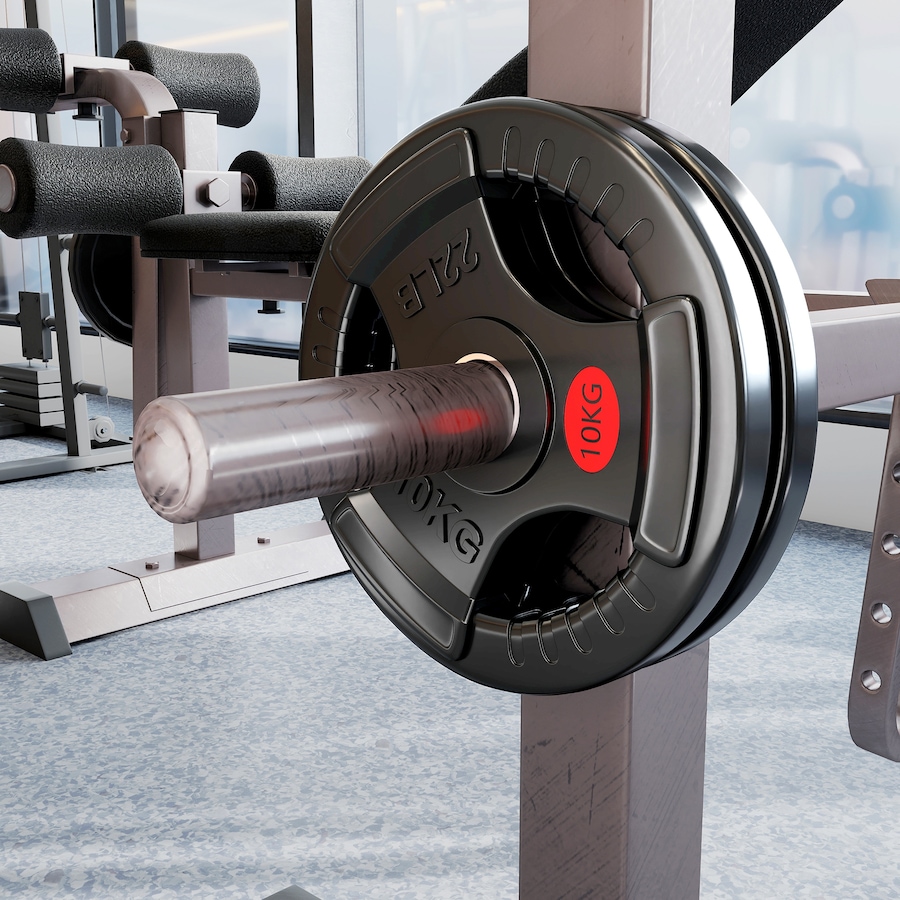 Image 998858_ALTMORE8.jpg, Product 998-858 / Price $74.99, Soozier 2 x 22lbs Weight Plates Set, 2-Inch Barbell Weights Set from Soozier on TSC.ca's Health & Fitness department