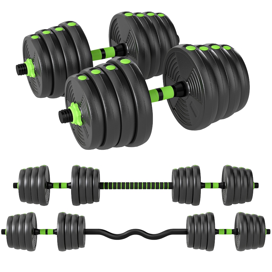 Image 998862.jpg, Product 998-862 / Price $109.99, Soozier Adjustable Dumbbell Set, 3 in 1 Weights Set for Home Gym, 66lb from Soozier on TSC.ca's Health & Fitness department