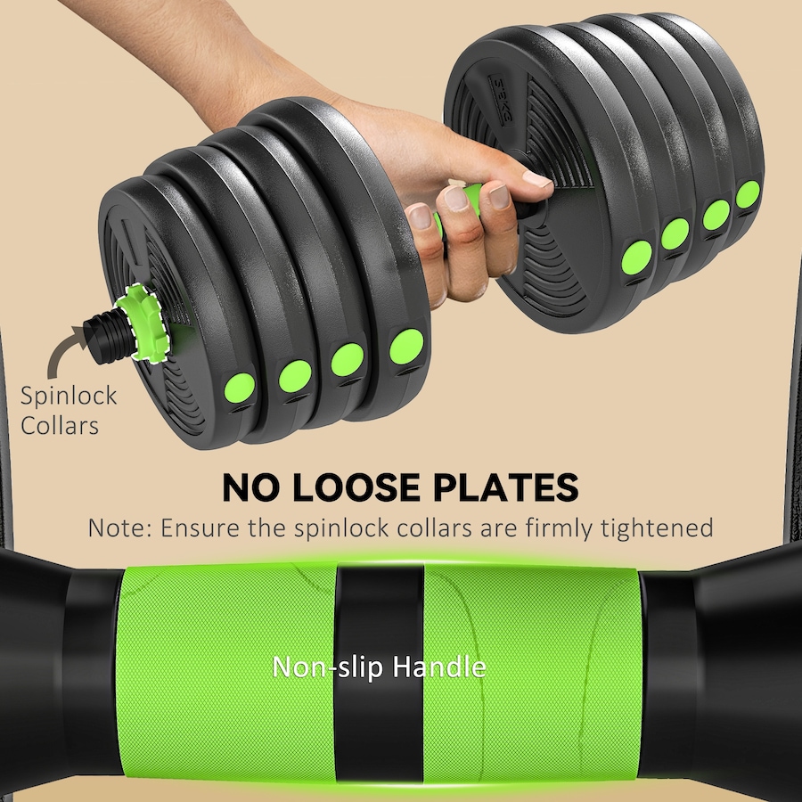 Image 998862_ALTMORE5.jpg, Product 998-862 / Price $109.99, Soozier Adjustable Dumbbell Set, 3 in 1 Weights Set for Home Gym, 66lb from Soozier on TSC.ca's Health & Fitness department