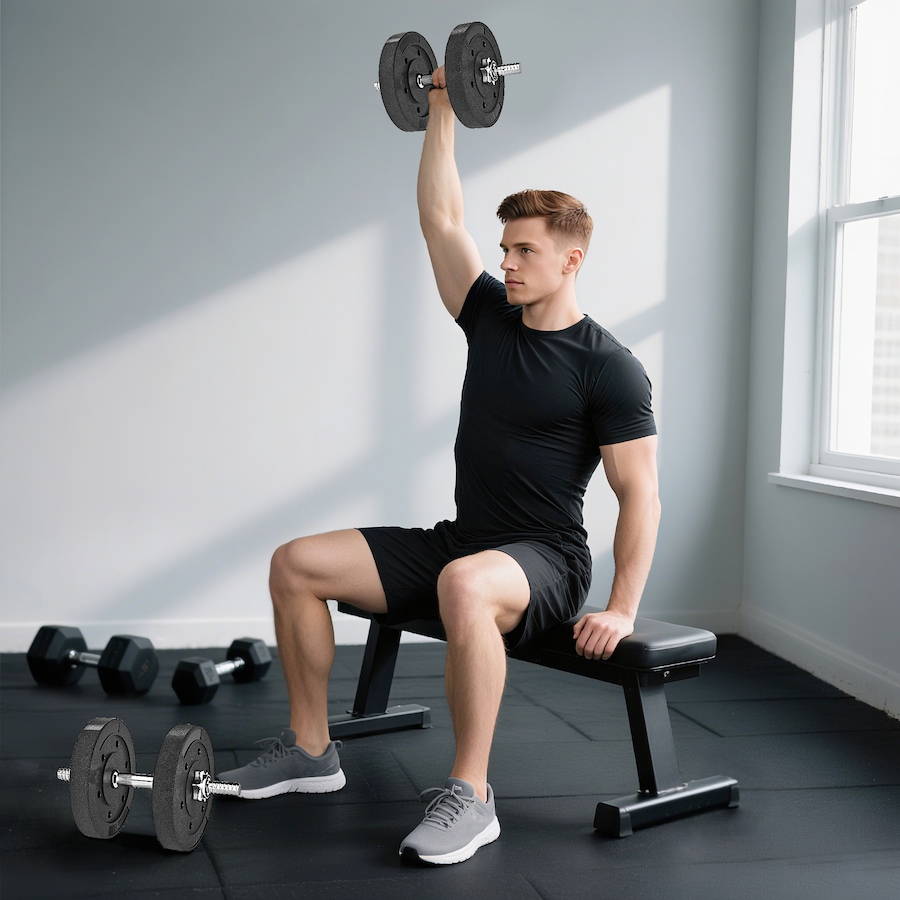 Image 998863_ALTMORE7.jpg, Product 998-863 / Price $54.99, Soozier Weight Plates Set of 4, 1-Inch Barbell Weights Set, 4 x 11 lbs from Soozier on TSC.ca's Health & Fitness department