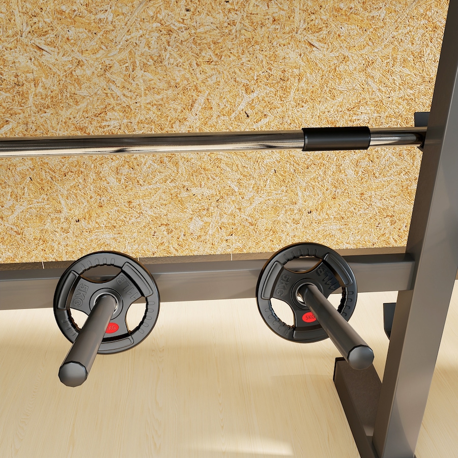 Image 998866_ALTMORE8.jpg, Product 998-866 / Price $35.99, Soozier 2 x 11lbs Weight Plates Set, 2-Inch Barbell Weights Set from Soozier on TSC.ca's Health & Fitness department