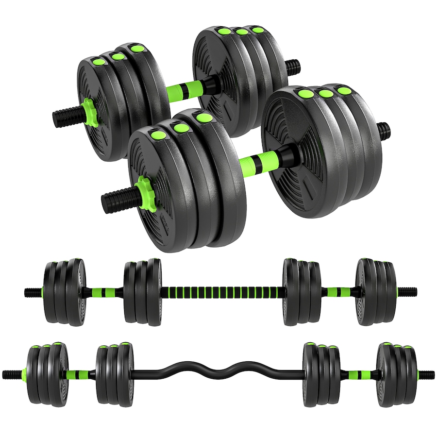 Image 998868.jpg, Product 998-868 / Price $89.99, Soozier Adjustable Dumbbell Set, 3 in 1 Weights Set for Home Gym, 55lb from Soozier on TSC.ca's Health & Fitness department
