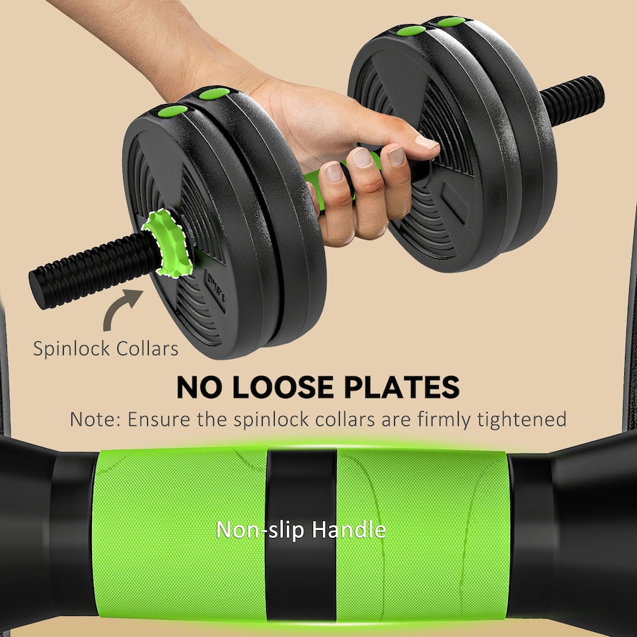 Image 998876_ALTMORE5.jpg, Product 998-876 / Price $54.99, Soozier Adjustable Dumbbell Set, 3 in 1 Weights Set for Home Gym, 33lb from Soozier on TSC.ca's Health & Fitness department