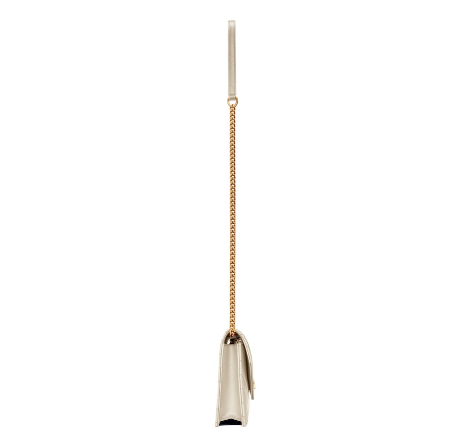 Image 999747_ALTMORE2.jpg, Product 999-747 / Price $2,536.00, Saint Laurent Cassandre Envelope Chain Wallet Crossbody Bag in Crema White (Pre-owned) from Yves Saint Laurent on TSC.ca's Fashion department