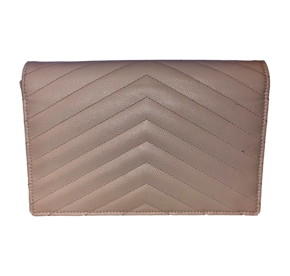 Image 999747_ALTMORE4.jpg, Product 999-747 / Price $2,536.00, Saint Laurent Cassandre Envelope Chain Wallet Crossbody Bag in Crema White (Pre-owned) from Yves Saint Laurent on TSC.ca's Fashion department