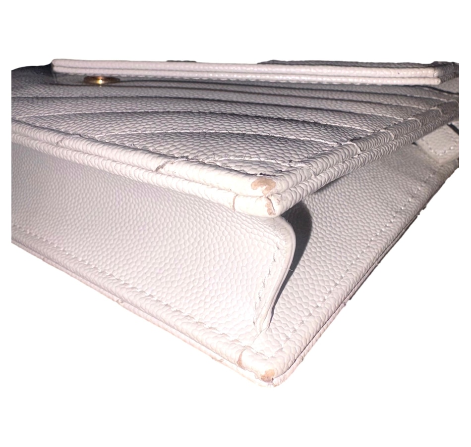 Image 999747_ALTMORE5.jpg, Product 999-747 / Price $2,536.00, Saint Laurent Cassandre Envelope Chain Wallet Crossbody Bag in Crema White (Pre-owned) from Yves Saint Laurent on TSC.ca's Fashion department