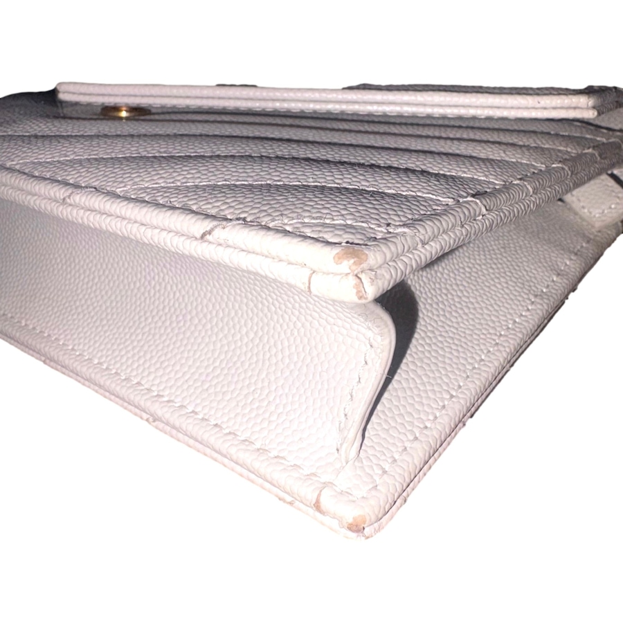 Image 999747_ALTMORE5.jpg, Product 999-747 / Price $2,536.00, Saint Laurent Cassandre Envelope Chain Wallet Crossbody Bag in Crema White (Pre-owned) from Yves Saint Laurent on TSC.ca's Fashion department