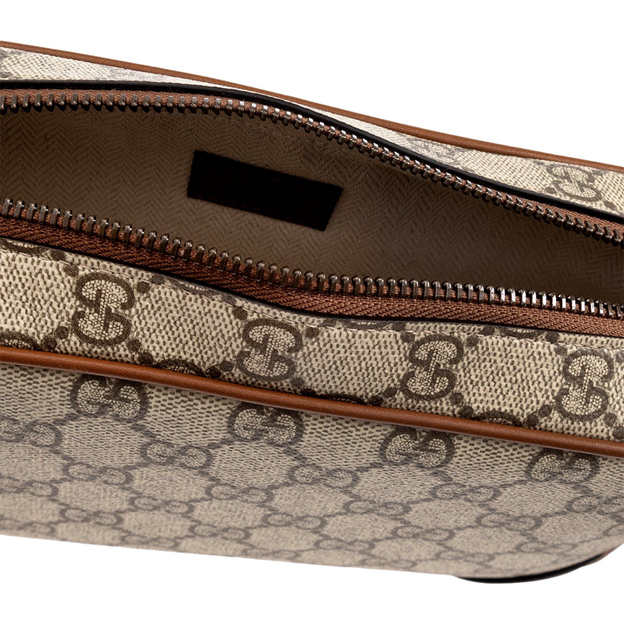 GUCCI ボディバッグ ブラウン キャンバス Gucci GG Supreme Canvas Brown Leather Camera Bag Crossbody - TSC.ca