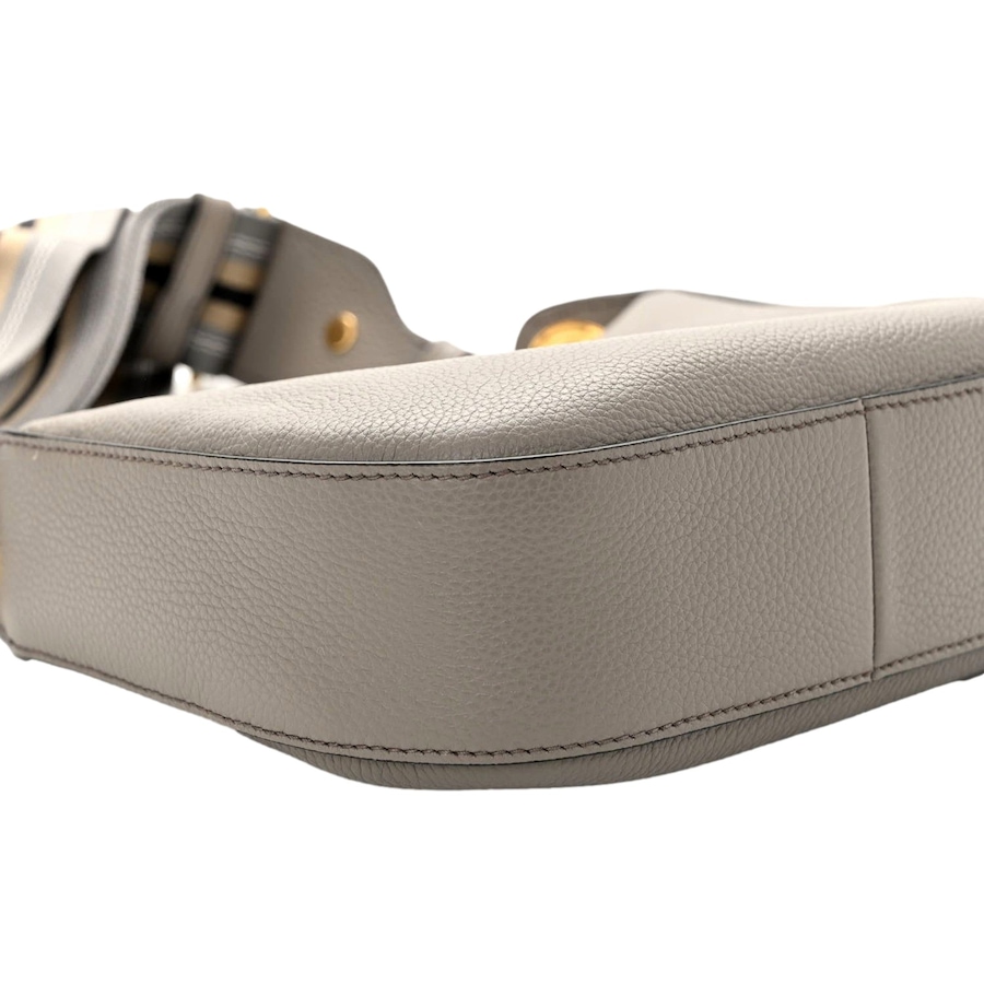 Image 999771_ALTMORE2.jpg, Product 999-771 / Price $4,691.00, Prada Vitello Phenix Zippered Messenger Hobo Grey Leather Shoulder Bag from Prada on TSC.ca's Fashion department